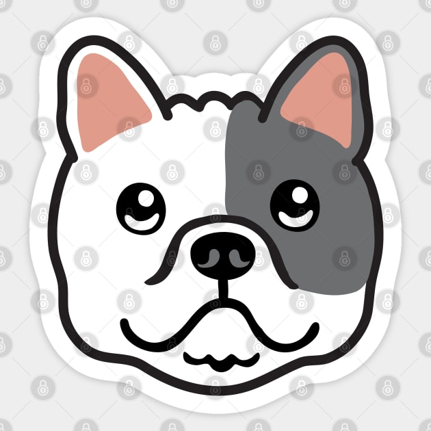 Frenchie Sticker by MichellePhong